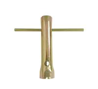 Uqezagpa Double taille 14 mm 18 mm Clé à bougie en alliage d'acier Outil ergonomique pour l'entretien de moto et de voiture Double extrémité Plug Outil de douille