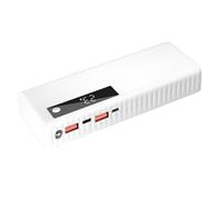 Uqezagpa Durability 20650 Boîtier de support de batterie pour 5 batteries 20650 avec port de type C et étui de charge haute efficacité
