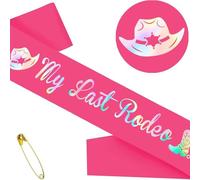 Uqezagpa Écharpe de mariée pour enterrement de vie de jeune fille, décoration de fête prénuptiale, écharpe photo de future mariée