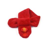 Uqezagpa Écharpe d'hiver en peluche pour chien et chat Nouvel An - Pour garder au chaud - Accessoires réglables pour chien et chaton