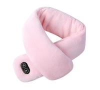 Uqezagpa Écharpe électrique avec technologie de chauffage à 360 degrés, respirant, coupe-vent, doublure en tissu polyester pour expéditions, usage quotidien, cache-cou électrique