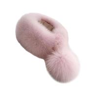 Uqezagpa Écharpe tendance pour femme en fausse fourrure pour l'hiver, a, taille unique