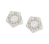 Uqezagpa Écouteurs décoratifs en métal à la mode en forme de fleur pour FreeClip 1 2 avec fonction d'installation facile