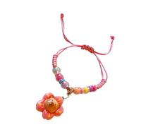 Uqezagpa Élégant bracelet Capybaras en résine tressée unique pour l'individualité et l'expression créative des enfants bijoux tendance, taille unique, Comme décrit