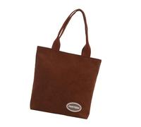 Uqezagpa Élégant sac à main en velours côtelé avec fermeture éclair Sac à déjeuner de voyage pour le transport du déjeuner ou le travail décontracté à l'école Activité de plein air Sac léger et