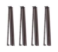 Uqezagpa Élégant support de mahjong en acrylique avec poussoir, lot de 4 supports de carrelage essentiels pour jeux familiaux