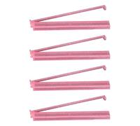 Uqezagpa Élégant support de mahjong en acrylique avec poussoir, lot de 4 supports de carrelage essentiels pour jeux familiaux