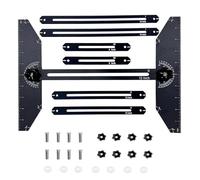 Uqezagpa Ensemble d'outils de gabarit de marches d'escalier en alliage d'aluminium adapté pour des mesures précises d'escalier et de coupe