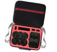 Uqezagpa Étui de rangement en polyuréthane pour Fly More Combos, sac de protection portable avec bretelles, Intérieur rouge, Length 31 Width 21 Height 12cm