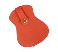 Uqezagpa Étui de rangement pour médiators de guitare en cuir synthétique, couleur, Size approx.135x107mm/5.31x4.21in