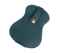 Uqezagpa Étui de rangement pour médiators de guitare en cuir synthétique, Vert, Size approx.135x107mm/5.31x4.21in