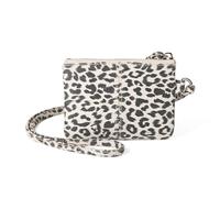 Uqezagpa Étui portefeuille élégant en cuir synthétique pour femmes et filles avec lanière confortable et porte-carte d'identité pour usage quotidien, Prin léopard abricot, Beauté de masse