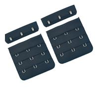 Uqezagpa Extensions de soutien-gorge pour femme - 3 crochets/4 crochets - Extension élastique douce et extensible - Sangle d'extension réglable - Douce et confortable