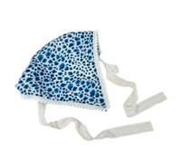 Uqezagpa Foulard papillon imprimé léopard bandeau bandeau Halloween dentelle crâne pour adultes Creative Headwear Photo