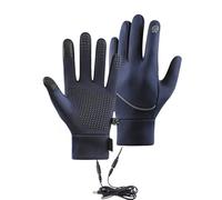 Uqezagpa Gants chauffants électriques pour écrans tactiles - Antidérapants - Imperméables - Pour sports de plein air, sports de plein air, ski