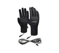 Uqezagpa Gants de cyclisme pour temps froid avec composants chauffants USB intégrés ventilés et isolants ergonomiques adaptés aux quêtes en plein air