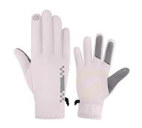 Uqezagpa Gants de cyclisme thermiques d'hiver avec fonction écran tactile, coupe-vent et antidérapants pour l'équitation par temps froid, gants de cyclisme d'hiver