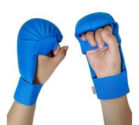 Uqezagpa - Gants de karaté de protection avec rembourrage en mousse souple, plusieurs tailles, design à prise facile - Équipement de sparring pour jeunes - Gants pour sports de combat