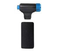 Uqezagpa Gonfleur de pneu à dioxyde de carbone dense à double structure de portail résistant au givre pour vélo de route de crise ventilateur de dioxyde de carbone fin pour cyclisme