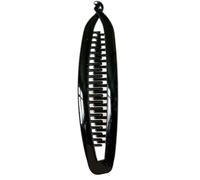 Uqezagpa Grande pince à cheveux en forme de banane - Confortable - Accessoire de cheveux tendance pour donner du volume aux chignons