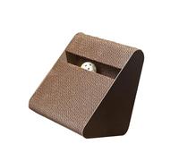 Uqezagpa Griffoir triangulaire en carton avec balle rotative pour réduire le stress et interagir