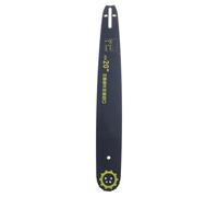 Uqezagpa Guide de tronçonneuse en acier au manganèse de 50,8 cm de long pour une durabilité durable et facile