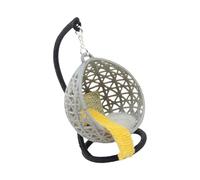 Uqezagpa Hamac suspendu pour chambre à coucher, meubles miniatures, accessoires de modélisme, jeux de rôle, mobilier balançoire, maison de poupée, panier suspendu