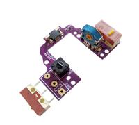 Uqezagpa Hot Swap Board Button Board pour souris GProX Superlight WeldingFree Carte mère Roue dorée