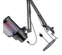 Uqezagpa Hot Swappable Play USB Pickup Boom Arm Combo Distinct Communication Live Broadcasts Video Calls Global Accord USB Condenser