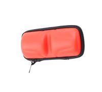 Uqezagpa Housse de protection pour moulinet de pêche, sac de rangement pour 2 moulinets, sac de transport pour appât, tambour, radeau, pêche, étui de voyage, Rouge, Taille unique