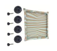 Uqezagpa Housses en silicone pour appareils satellites - Protections contre les conditions extrêmes - Ajustement ergonomique - Support ventouse inclus - Étui en silicone ventilé