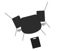 Uqezagpa Installation rapide Sangle élastique pour pare-brise Protection contre la neige Pour une organisation rapide en 3 périodes Substance permanente Saison permanente