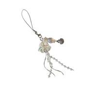 Uqezagpa Jellyfish Sangle de téléphone portable avec pendentif en acrylique pour les amateurs de mer et les créateurs de tendances, taille unique, Comme décrit, Comme décrit.