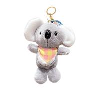 Uqezagpa Joli porte-clés koala pour téléphone portable, sac à main, décoration de voiture pour filles, décoration de sac mignon, jaune