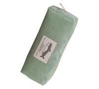 Uqezagpa Jolie trousse à crayons avec motif animal brodé, trousse de maquillage, trousse esthétique, trousse à stylos pour la rentrée scolaire, Vert
