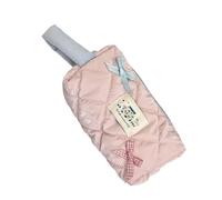 Uqezagpa Jolie trousse à crayons avec nœuds de dessin animé - Trousse de maquillage de grande capacité - Fournitures de rentrée scolaire pour fille - Grande capacité - Trousse de maquillage avec jolis