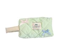 Uqezagpa Jolie trousse à crayons avec nœuds de dessin animé - Trousse de maquillage de grande capacité - Fournitures de rentrée scolaire pour fille - Grande capacité - Trousse de maquillage avec jolis