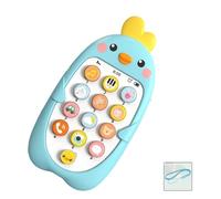 Uqezagpa Kids Musical Phone, Interactive Learning Toy for with Multiple Music Modes, Safe ABS Educational Phone for Baby Boys Girls Gift