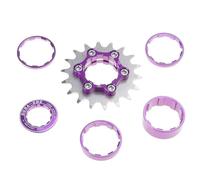 Uqezagpa Kit de conversion de roue d'inertie à vitesse unique en alliage d'aluminium pour vélos de montagne et vélos de route