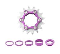 Uqezagpa Kit de conversion de roue d'inertie à vitesse unique en alliage d'aluminium pour vélos de montagne et vélos de route