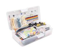 Uqezagpa Kit de démarrage électronique électronique complet pour projet 830 trous pour circuit imprimé pour nouveaux apprenants Guide tutoriel complet