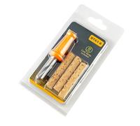 Uqezagpa Kits d'outils de pêche Crochet Stringer Appâts Aiguille Bouillettes Épissure Aiguille Poinçons Outil Matériel Épissure Pin Accessoires de pêche