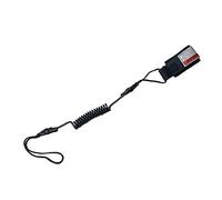Uqezagpa Laisses de surf enroulées en TPU - Sangle de cheville - Accessoires de surf - Planche à pagaie - Corde à main - Corde de surf - Corde à pagaie - Corde de cheville enroulée à la main - Corde