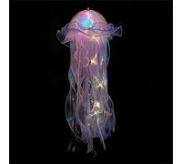 Uqezagpa Lampe méduse à suspendre pour chambre d'enfant - Veilleuse sous la mer colorée - Décoration de fête - Décorations de remise de diplôme