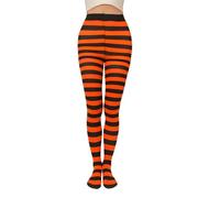 Uqezagpa Leggings moulants respirants doux rayés collants longs décontractés taille haute leggings élastiques pour femmes rayures horizontales pleine longueur pour femmes hommes, a, Taille unique