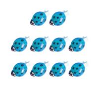 Uqezagpa Lot de 10 épingles à cheveux en résine en forme de coccinelle pour enfants, usage quotidien et fête