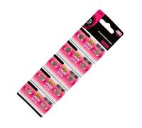 Uqezagpa Lot de 10 piles bouton alcalines 1,55 V pour montres, calculatrices et jouets AG0 / AG1 / AG2 / AG3 / AG4 / AG5