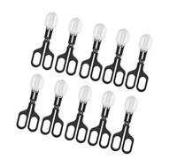 Uqezagpa Lot de 10 pinces à clip pour l'extérieur - Portable - Pour la maison et le salon