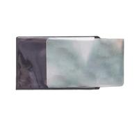 Uqezagpa Lot de 10 pochettes transparentes résistantes à l'eau pour cartes de crédit et de visite