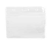 Uqezagpa Lot de 10 pochettes transparentes résistantes à l'eau pour cartes de crédit et de visite